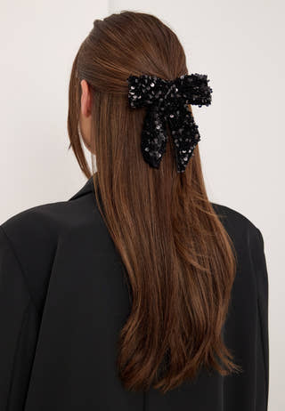 Pckam Bow Hairclip Black