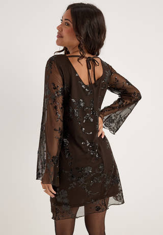 Pcevita Ls Dress Brown
