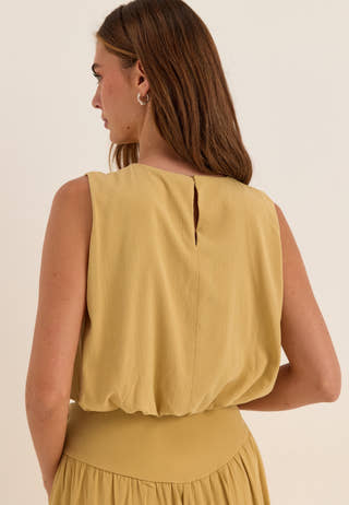 Vmblake Sl Balloon Top Yellow