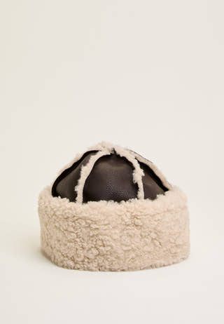 Objjune Teddy Hat Brown