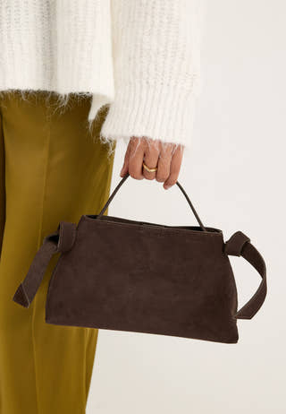 Slwstella Mini Suede Bag Brown
