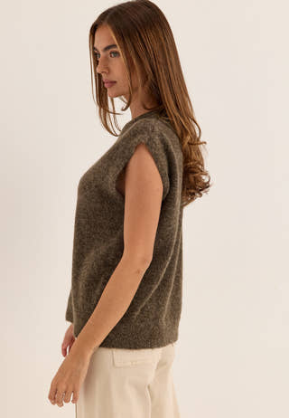 Slwlulu Sl Knit Vest