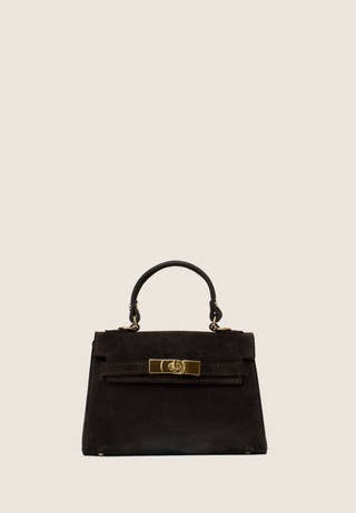Trento Suede Bag Brown