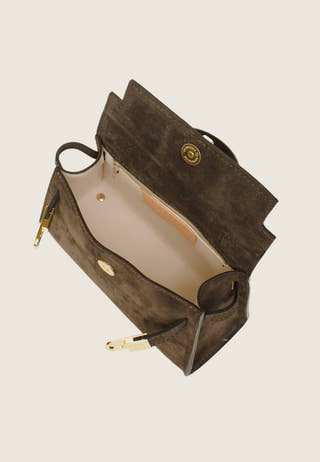 Trento Suede Bag Brown
