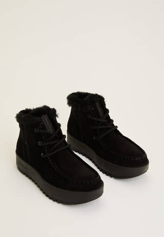Mount Marty Moc Suede Boot Black