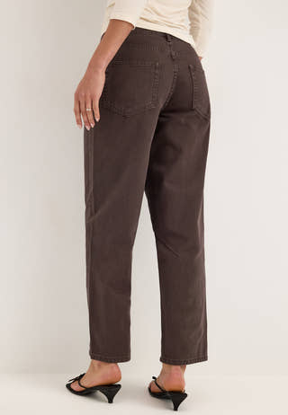 Objmiu Zoe Mw Barrel Ank Twill Jeans