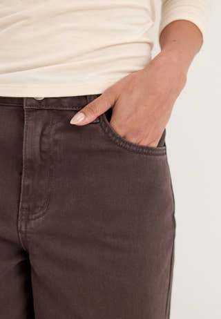 Objmiu Zoe Mw Barrel Ank Twill Jeans