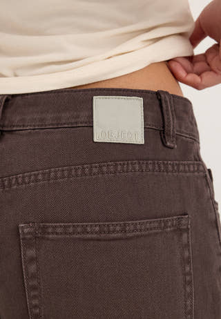 Objmiu Zoe Mw Barrel Ank Twill Jeans