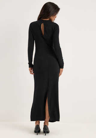 Slwnori Ls Long Dress Black