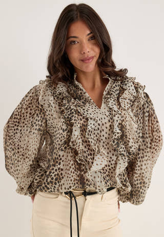 Yascheemi Ls Top Patterned