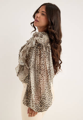 Yascheemi Ls Top Patterned