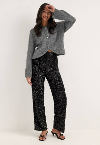 Onlzaggie Ls Button Cardi Cc Knt Grey