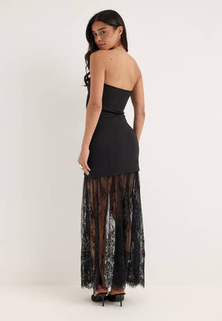 Onlmaple S/L TUBE DRESS BOX JRS Black