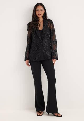 Viditte L/S BLAZER Black