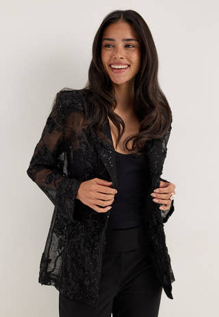 Viditte L/S BLAZER Black