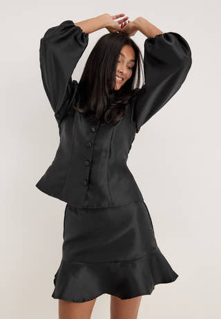Vishina Hw Short Skirt Black