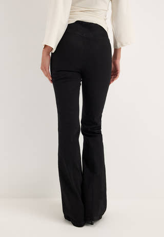 Vmlouisa Mr Flared Jegging Black