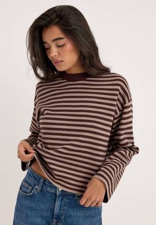 Pcjassy Ls O-neck Knit Beige