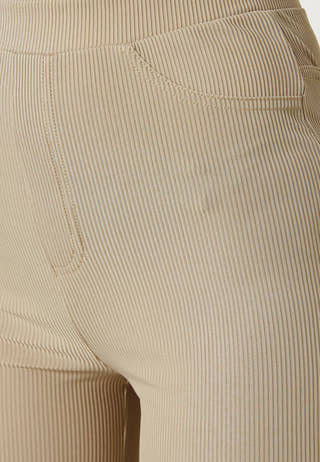 Biker rib shorts