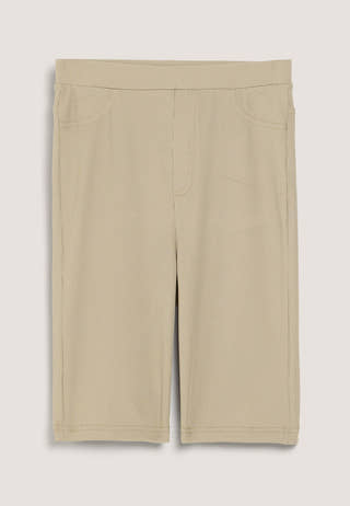 Biker rib shorts