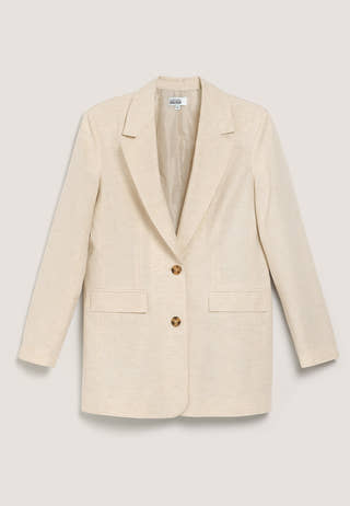 Linen Oversized Blazer