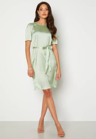 Satin T-shirt Dress