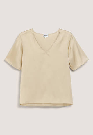 Satin T-shirt