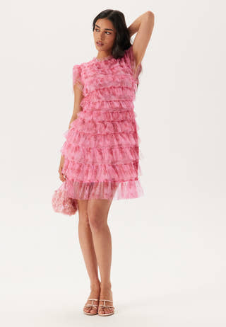 Tulle Frill Short Dress