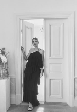 Andrea Flounce Maxi Skirt