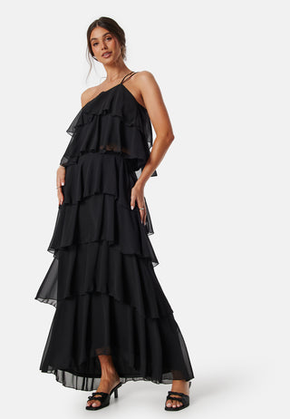 Andrea One Shoulder Flounce Top