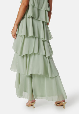 Andrea Flounce Maxi Skirt
