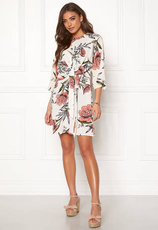 Floral Tie Front Dress