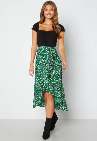 Wrap Midi Dress