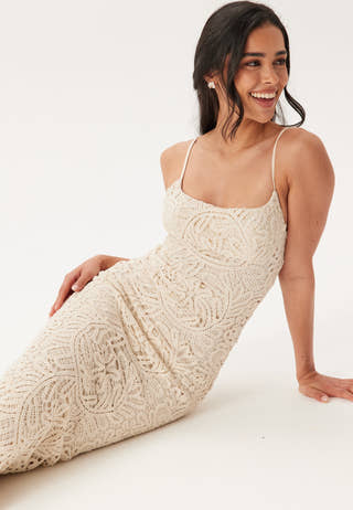 Adoni Crochet Midi Dress