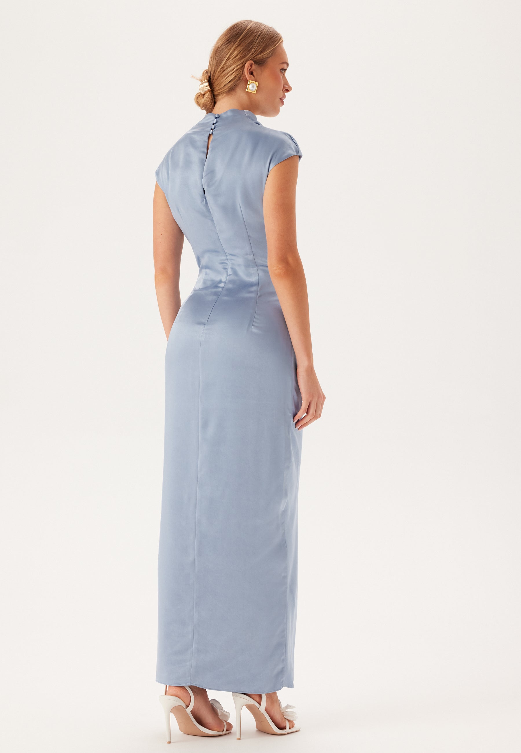 auria off shoulder maxi dress 4 / Plum