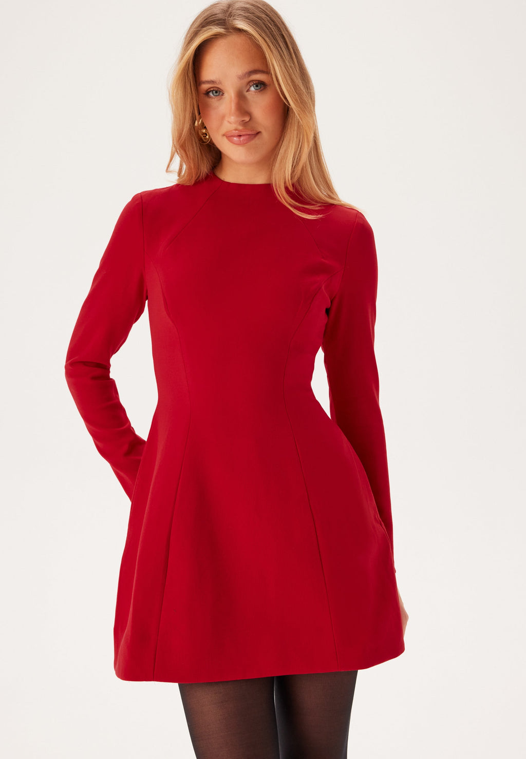 bardot delphi long sleeve mini dress Delphi Long Sleeve Mini Dress