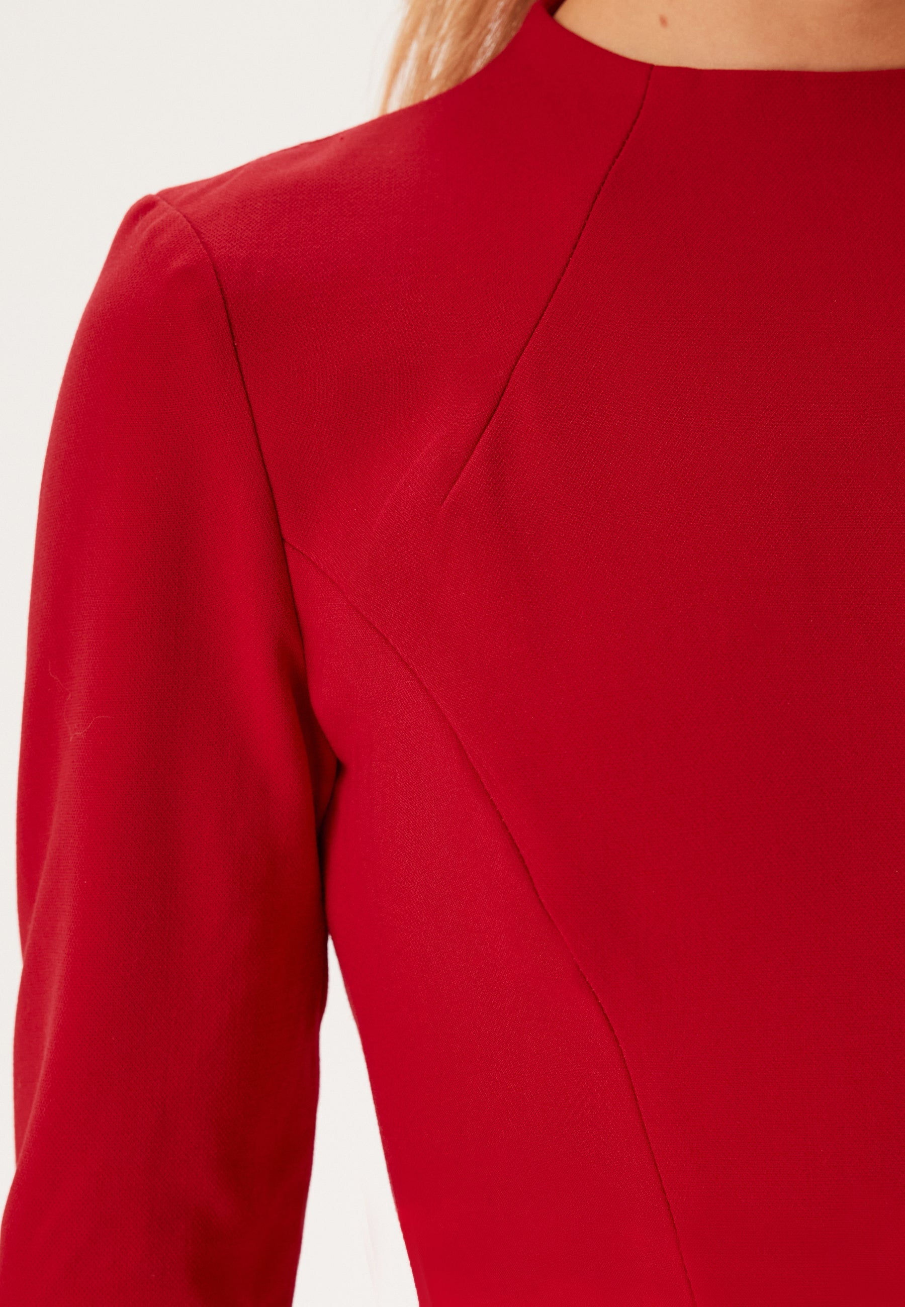 delphi long sleeve mini dress Bardot – Delphi Long Sleve Mini Dress – campaign-outlet – Red