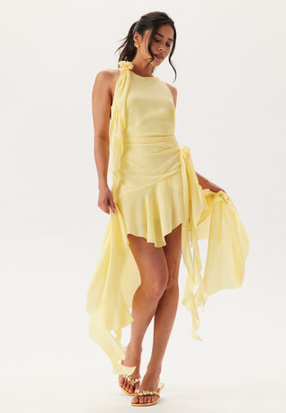 Ivana Georgette High Low Dress