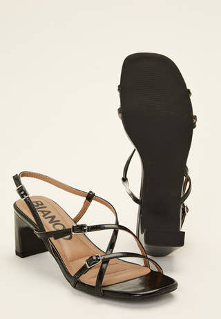 Biadina Strappy Sandal Faux Leather