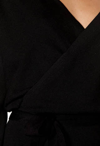 Knitted V Front Dress