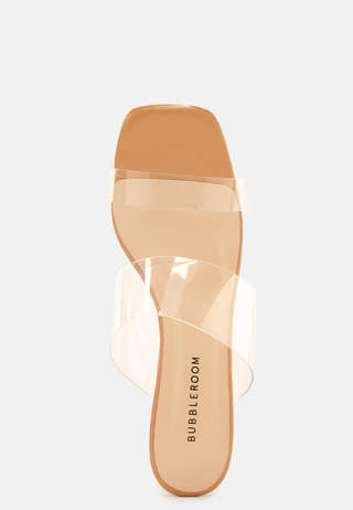 Adella Vinyl Heeled Sandal