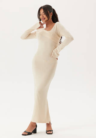 Asymmetric Knitted Dress