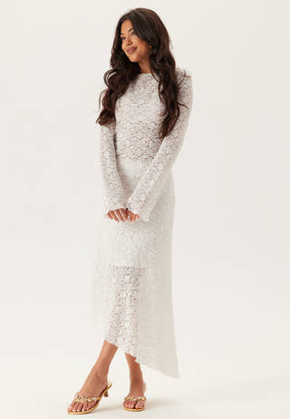 Asymmetric Lace Skirt