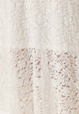 Asymmetric Lace Skirt