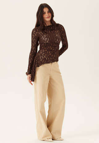 Asymmetric Lace Top