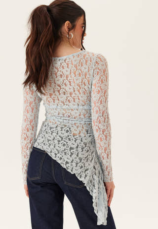 Asymmetric Lace Top