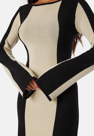 Long Sleeve Knitted Dress