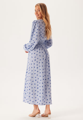 Balloon Sleeve Maxi Dress