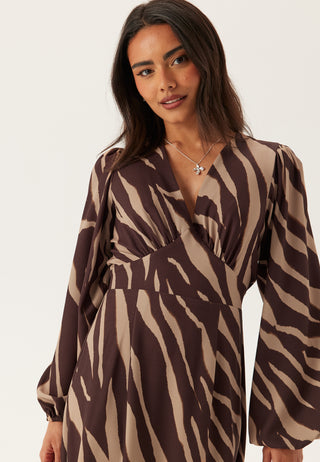 Balloon Sleeve Maxi Dress