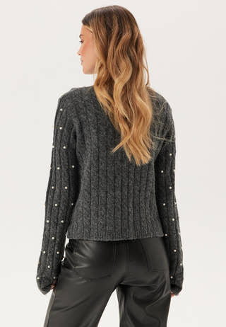 Beaded Knitted Cardigan